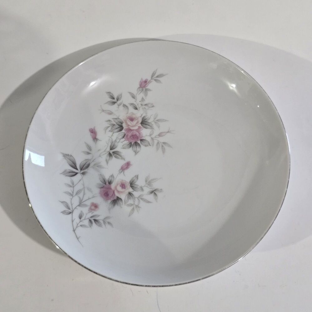 Bristol Fine China - Plate - Kristine S-3754 Japan Bread Floral - Single - White